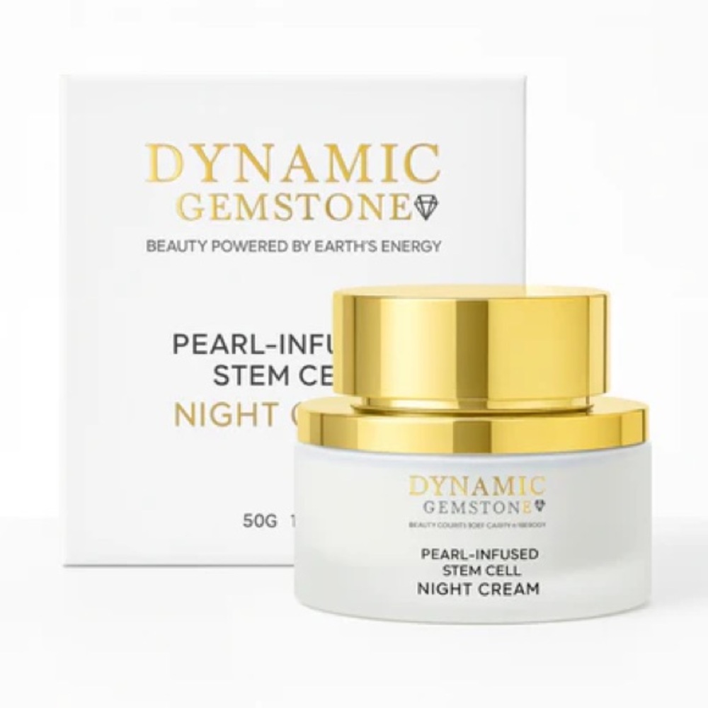 NIB Dynamic Gemstone Pearl-Infused Stem Cell Night Cream | 1.7 oz | MSRP $495